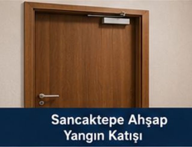 Sancaktepe Ahşap Yangın Kapısı