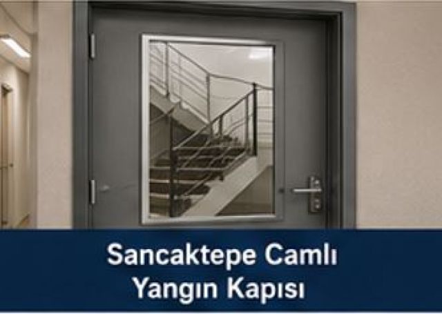Sancaktepe Camlı Yangın Kapısı